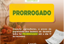 Prazo Prorrogado!