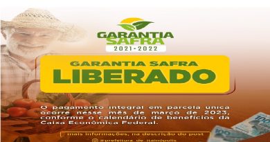GARANTIA SAFRA LIBERADO