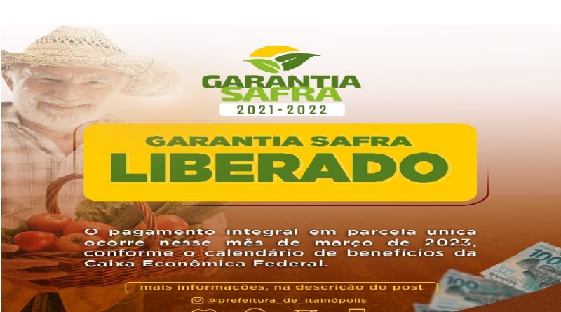 GARANTIA SAFRA LIBERADO